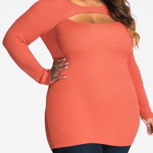 Ashley Stewart Cutout Tunic
